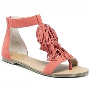 Sole Society Koa Coral Sandals Size 8 NEW